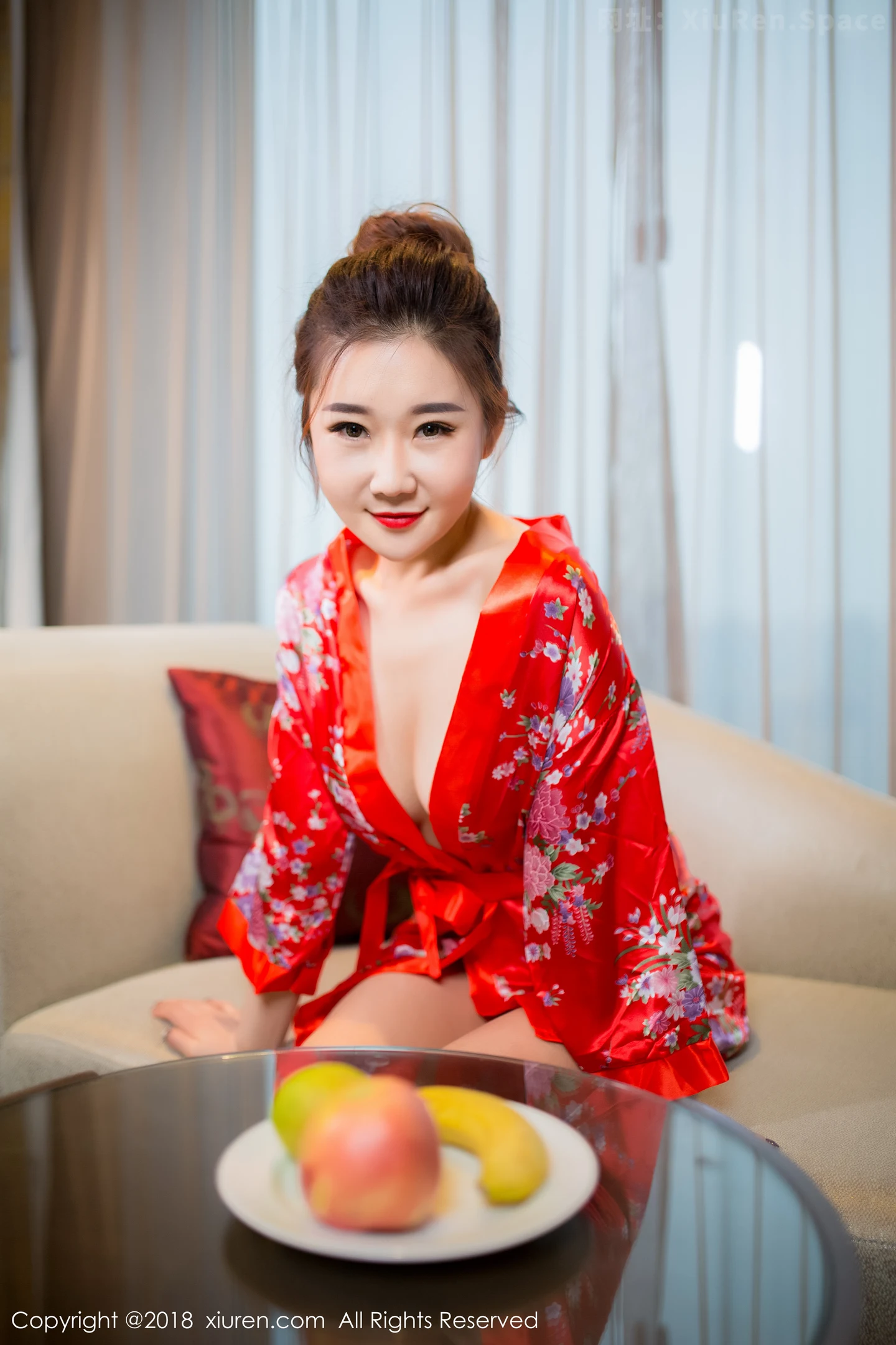 图片[4]-[XiuRen秀人网]VOL.892 嫩模棉花糖candy红色和服秀傲人豪乳+半透内衣诱惑写真63P-秀人网官方网站